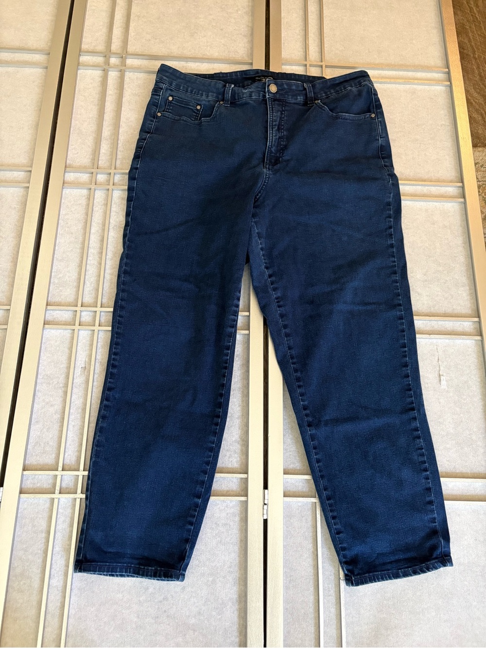 Universal Standard Women's Dark Blue Stretch Jeans